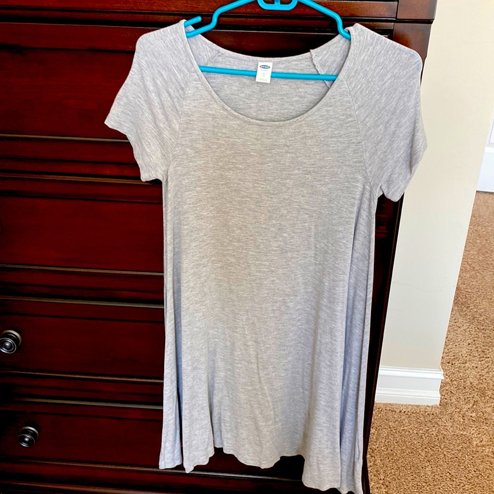 Grey T-shirt dress